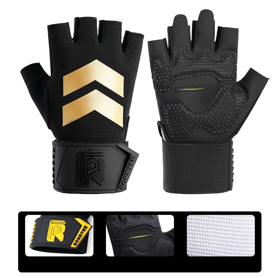 Weightlifting Gloves - Guanti fitness a mezza dita con