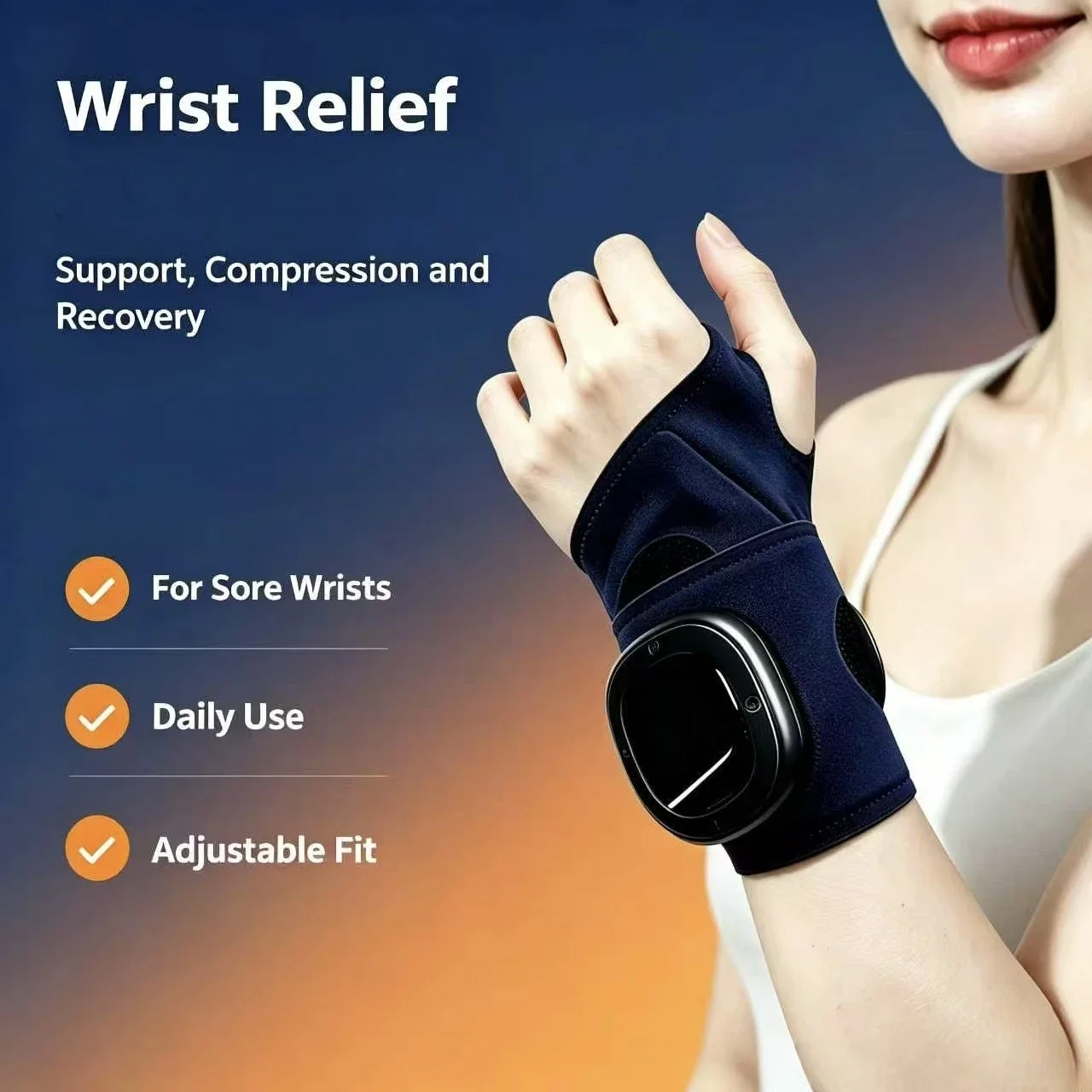Wrist Wraps - Massaggiatore per Polso Senza Fili con